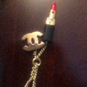 Authentic vintage Chanel necklace logo